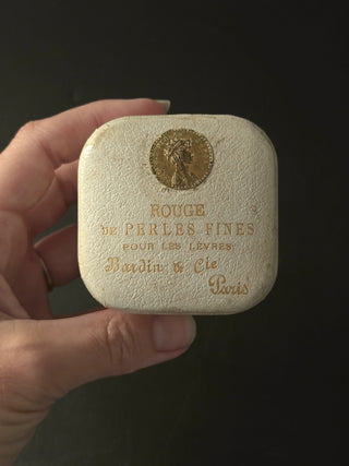 Antique French Rouge Powder Box (Empty)