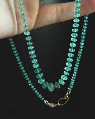 Colombian Emerald Beaded Necklace