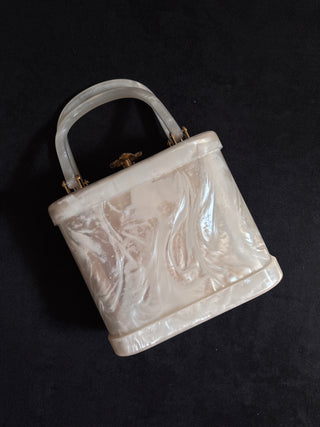 Vintage Iridescent Lucite Handbag