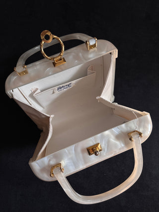 Vintage Iridescent Lucite Handbag