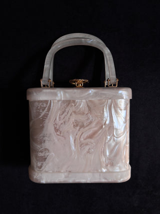 Vintage Iridescent Lucite Handbag