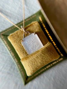 Moonstone Itaglio Pendant