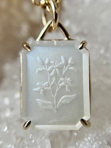 Moonstone Itaglio Pendant