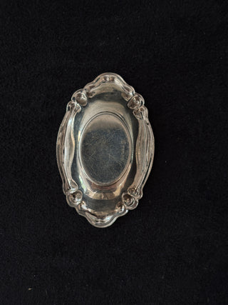 Tiny Antique Silver Tray or Salt Cellar