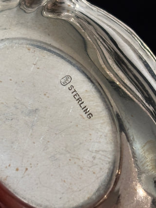 Tiny Antique Silver Tray or Salt Cellar