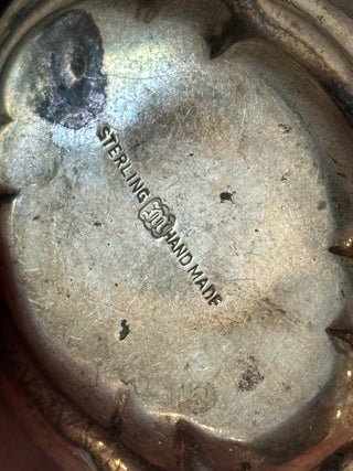Tiny Antique Silver Tray or Salt Cellar