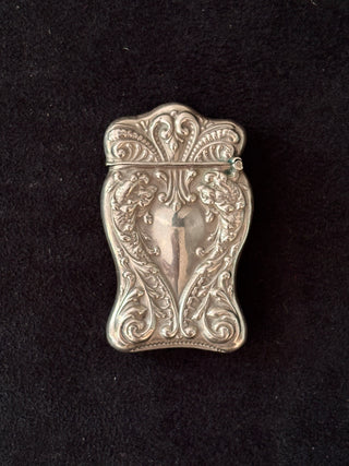 Antique Silver Vesta Case Match Locket