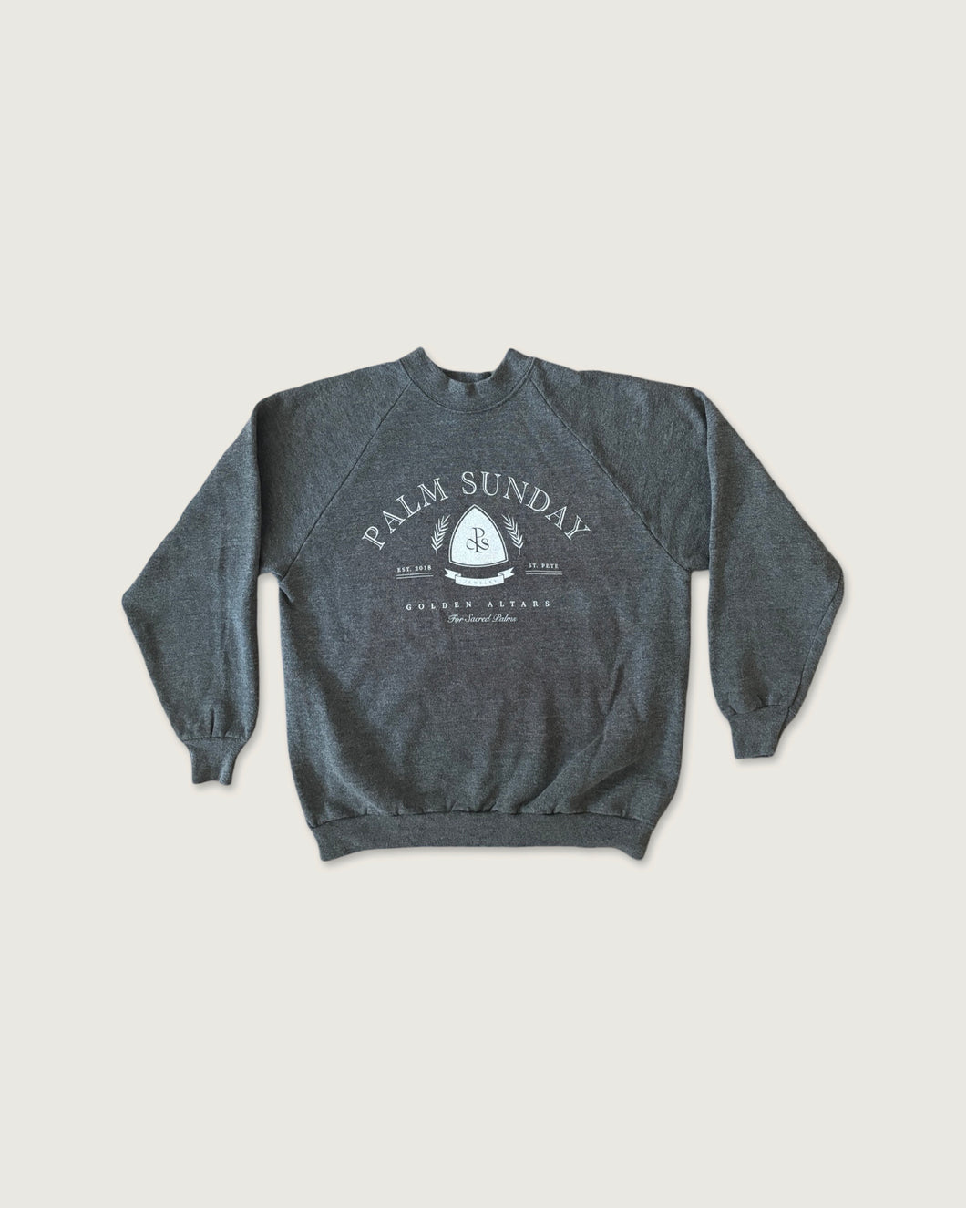 VINTAGE PS SWEATSHIRT Heather Gray Ladies M