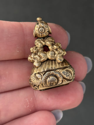 Antique Gold-Filled Victorian Watch Fob Seal Pendant
