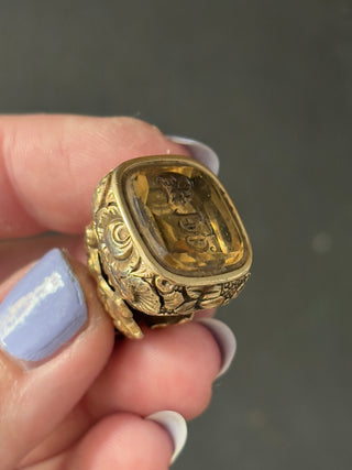 Antique Gold-Filled Victorian Watch Fob Seal Pendant