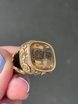 Antique Gold-Filled Victorian Watch Fob Seal Pendant
