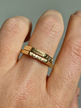 Load image into Gallery viewer, BENE VIVAS Octagon Motto Ring

