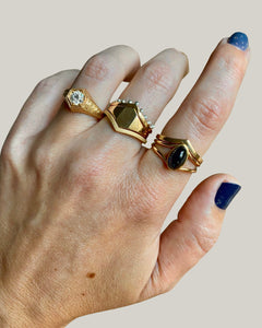 RTS VOLARE Ring In 14k Yellow Gold