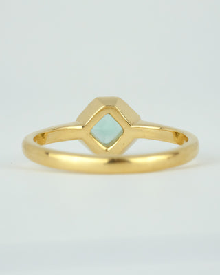 Asscher Cut Mint Beryl Ring