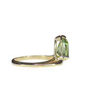 Load image into Gallery viewer, Pear Cut Mint Green Tourmaline Ring
