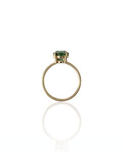 Square Emerald Cut Tourmaline Ring