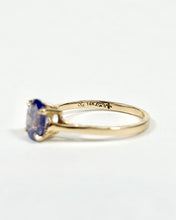 Load image into Gallery viewer, Blue Oval Sapphire Ring
