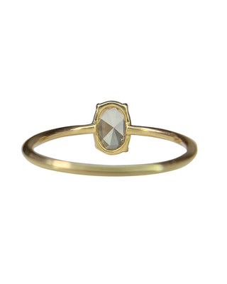 RTS Rose Cut Champagne Diamond Ring