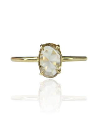 RTS Rose Cut Champagne Diamond Ring