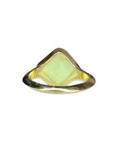 Chrysoprase Dome Ring