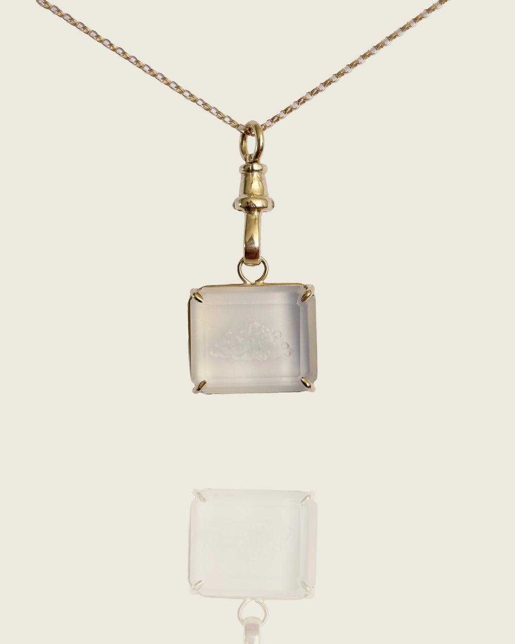 Intaglio Cloud Pendant
