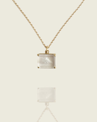 Reverse Intaglio Cloud Pendant