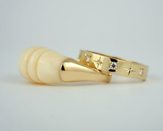 Carved White Coral Paradiso Ring