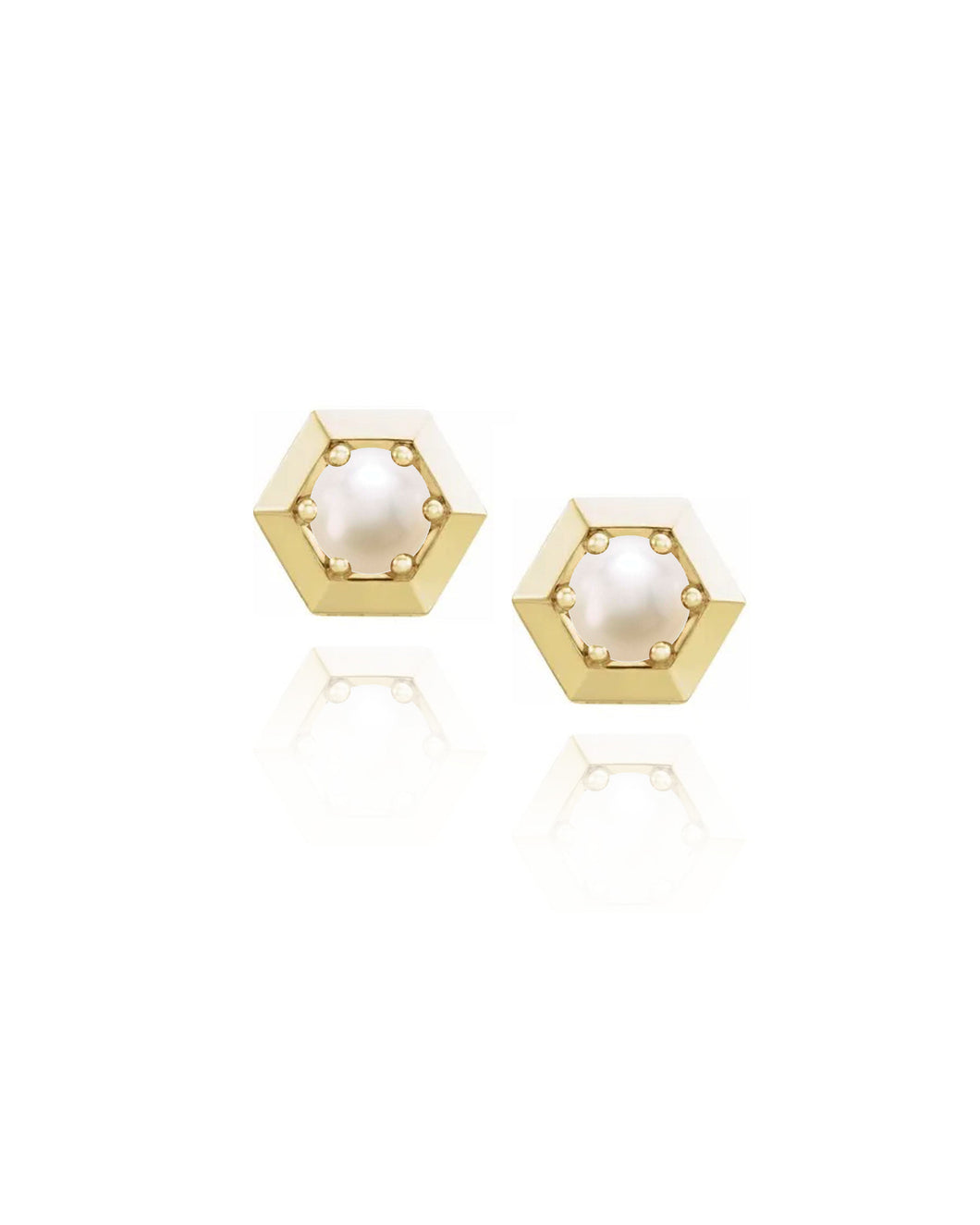 RTS Cupola Pearl Stud Earrings