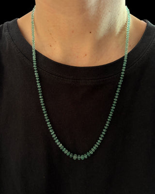 Colombian Emerald Beaded Necklace