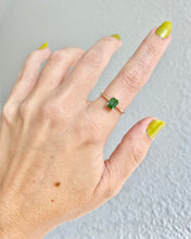 Load image into Gallery viewer, Emerald Cut Tourmaline Ring
