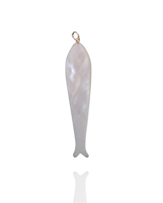 Medium Mother Of Pearl Fish Pendant