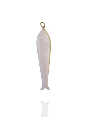 Small Mother Of Pearl Fish Pendant