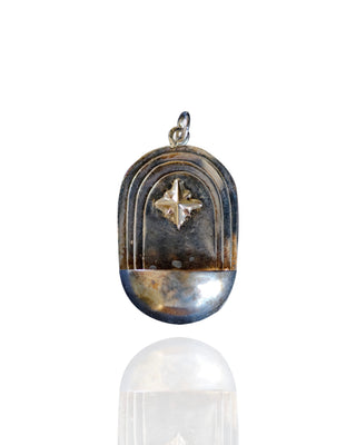 Custom Patina Silver Star Fontanella Pendant 2