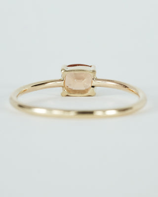 Orange Spessartite Garnet Ring