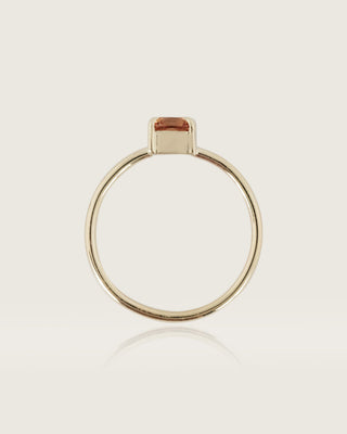 Orange Spessartite Garnet Ring
