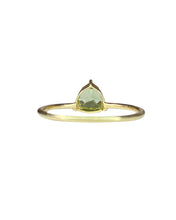 Load image into Gallery viewer, Trillion Mint Garnet Ring
