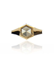 Load image into Gallery viewer, Rose Cut Champagne Sapphire Ring
