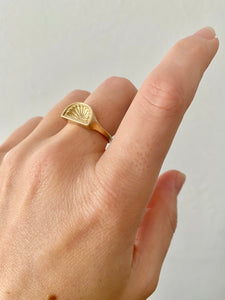 RTS Seashell Signet Ring