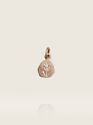 Engraved Iris Charm D