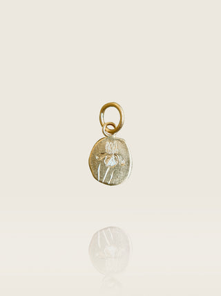 Engraved Iris Charm E