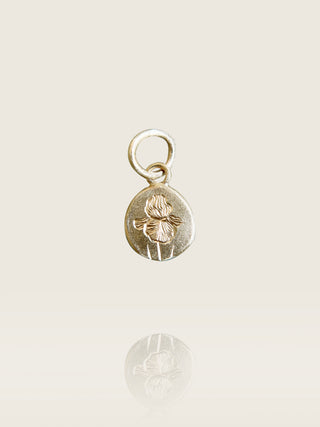 Engraved Iris Charm I