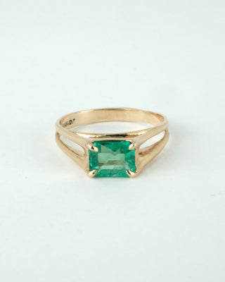 Large Colombian Emerald Ring