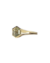 Load image into Gallery viewer, Rose Cut Mint Sapphire Ring
