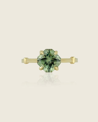 Montana Sapphire Square Radiant Ring