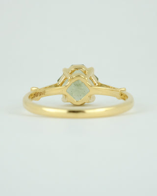 Montana Sapphire Square Radiant Ring