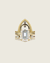 Load image into Gallery viewer, Emerald Cut Moissanite Engagement Ring 1.6ct

