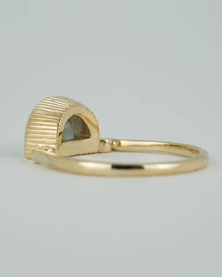 Half Moon Blue Montana Sapphire Ring