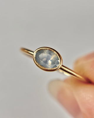 Oval Montana Sapphire Ring
