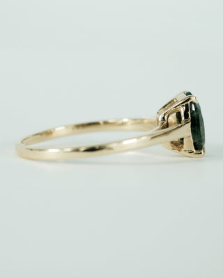 Moss Agate Oval Ring
