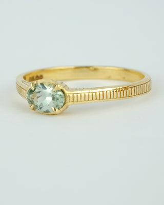 Oval Montana Sapphire Ring